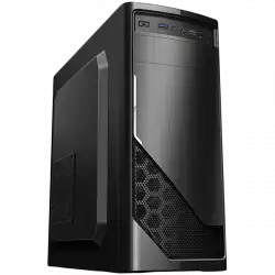 Chassis FC-F52A, ATX, 7 slots, 1 X 5.25", 2 X 3.5" H.D., 2 X 2.5", 2 x USB 3.0, 1 X Type C / 1 x AUDIO /, PSU 550W 12 sm, 20+4pin, Black