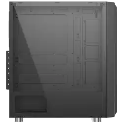 Chassis Helios EN43224, ATX, M-ATX, Mini ITX USB3.0x1 + USB2.0x2, Rainbow LED Stripe Frontpanel, Left Tempered Glass, 1xCR120