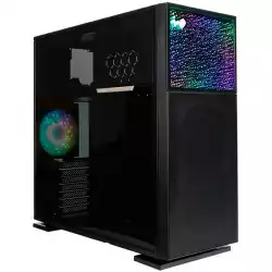 Chassis In Win 515, Tempered Glass, Steel Frame, Quick-Release Side Panel, InWin Luna AL120 ARGB PWM fan, GPU Anti-Sag Support, E-ATX/ATX/mATX/mITX, VGA Card Length: 385mm, CPU Heatsink Height: 160mm,1xUSB 3.2 Gen2x2 Type-C, 2xUSB 3.2 Gen1, HD Audio