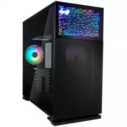 Chassis In Win N127 Mid Tower, Tempered Glass, Mesh Front, Nebula Panel, Luna AL120 fan, Quick-Release Side Panel, GPU Anti-Sag Support, ATX/mATX/mITX, VGA Card Length: 345-370mm, CPU Heatsink Height: 160mm, 1x USB 3.2 Gen 2x2 Type-C, 2x USB 3.2 Gen1