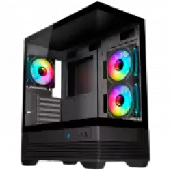Chassis V-GAMING DARK REAPER VG-DR3F USB3.0 USB2.0 Type C without PSU Black