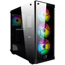 Chassis Venom X EN41756, E-ATX, ATX, M-ATX, Mini ITX, USB3.0x1+USB2.0x2, Front & Left TG, Front 3xCX120 & Rear 1xCX120 Fans