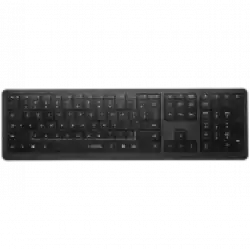 CLEVETURA CLVX 1 Touch-On-Keys AI Wireless Keyboard, ANSI US Windows Layout, Scissor Switches, Aluminum Chassis, Interactive RGB, Windows/Linux/MacOS support