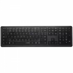 CLEVETURA CLVX 1 Touch-On-Keys AI Wireless Keyboard, ANSI US Windows Layout, Scissor Switches, Aluminum Chassis, Interactive RGB, Windows/Linux/MacOS support