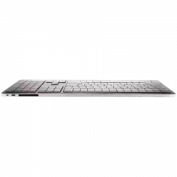 CLEVETURA CLVX 1 Touch-On-Keys AI Wireless Keyboard, ANSI US Windows Layout, Scissor Switches, Aluminum Chassis, Interactive RGB, Windows/Linux/MacOS support