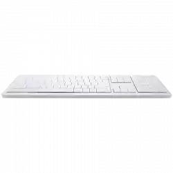 CLEVETURA CLVX 1 Touch-On-Keys AI Wireless Keyboard, ANSI US Mac layout, Scissor Switches, Aluminum Chassis, Interactive RGB, Mac/iPad/AppleTV/PC support