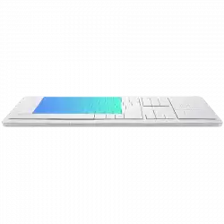 CLEVETURA CLVX 1 Touch-On-Keys AI Wireless Keyboard, ANSI US Mac layout, Scissor Switches, Aluminum Chassis, Interactive RGB, Mac/iPad/AppleTV/PC support