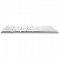 CLEVETURA CLVX 1 Touch-On-Keys AI Wireless Keyboard, ANSI US Mac layout, Scissor Switches, Aluminum Chassis, Interactive RGB, Mac/iPad/AppleTV/PC support