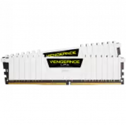 Corsair 16GB (2 x 8GB) DDR4 DRAM 3200MHz C16-18-18-36 Vengeance LPX Memory Kit - White