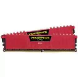 Corsair 16GB (2 x 8GB) DDR4 DRAM 3200MHz C16-18-18-36 Vengeance LPX Memory Kit - Red