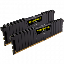 Corsair 16GB (2 x 8GB) DDR4 DRAM 3600MHz C20-23-23-43 Vengeance LPX AMD Ryzen Memory Kit - Black
