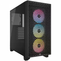 Corsair 3000D RGB Tempered Glass Mid-Tower, Black