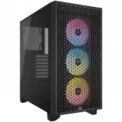 Corsair 3000D RGB Tempered Glass Mid-Tower, Black