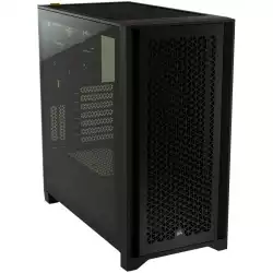 CORSAIR 4000D Airflow Tempered Glass Mid-Tower Black case                          