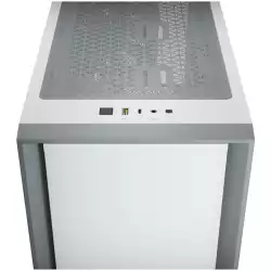 CORSAIR 4000D Tempered Glass Mid-Tower ATX Case — White