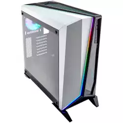 CORSAIR Carbide Series SPEC-OMEGA RGB Mid-Tower Tempered Glass Gaming Case — White