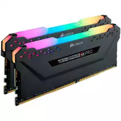 CORSAIR DDR4 3200MHz 2x8GB 2x288 DIMM Unbuffered 16-18-18-36 Vengeance RGB PRO black Heat spreader 1.35V XMP 2.0 for AMD Ryzen