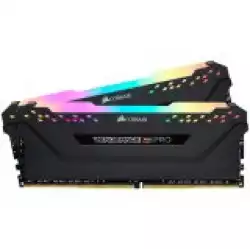 CORSAIR DDR4 3200MHz 2x8GB 2x288 DIMM Unbuffered 16-18-18-36 Vengeance RGB PRO black Heat spreader 1.35V XMP 2.0 for AMD Ryzen