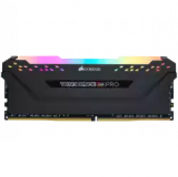 Corsair DDR4, 3600MHz 16GB 1x16GB DIMM, Unbuffered, 18-22-22-42, Base SPD@2666, XMP 2.0, VENGEANCE RGB PRO Heatspreader, RGB LED, 1.35V. for AMD