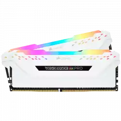 CORSAIR DDR4 3600MHz 16GB 2 x 288 DIMM Unbuffered Vengeance RGB PRO White Heat spreader RGB LED 1.35V XMP 2.0