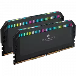 CORSAIR DOMINATOR PLATINUM RGB DDR5 32GB (2x16GB) DDR5 6200 (PC5-49600) C36 1.25V - Black CORSAIR DOMINATOR PLATINUM RGB DDR5 32GB (2x16GB) DDR5 6200 (PC5-49600) C36 1.25V - Black