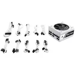 CORSAIR RMx White Series RM750x — 750 Watt 80 PLUS Gold Certified Fully Modular PSU (EU)