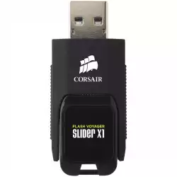 Corsair Flash Voyager Slider X1 USB 3.0 32GB, Capless Design, Read 130MBs, Plug and Play