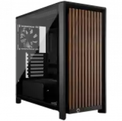 Corsair FRAME 4000D RS Wood Mid-Tower, Black/Walnut