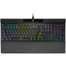 Corsair K70 RGB PRO Mechanical Gaming Keyboard, Backlit RGB LED, CHERRY MX Red, Black, Black PBT Keycaps