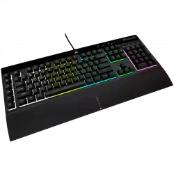 Corsair K55 RGB PRO Gaming Keyboard, Backlit Zoned RGB LED, Rubberdome