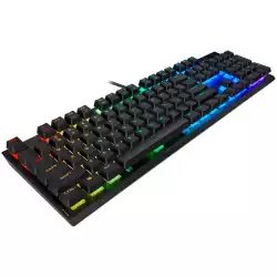 CORSAIR K60 RGB PRO Mechanical Gaming Keyboard Backlit RGB LED CHERRY VIOLA Black