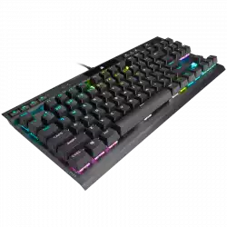 Corsair K70 RGB TKL CHAMPION SERIES Tenkeyless Mechanical Gaming Keyboard, Backlit RGB LED, CHERRY MX Red, Black, Black PBT Keycaps