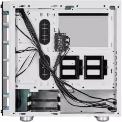Corsair iCUE 220T RGB Airflow Tempered Glass Mid-Tower Smart Case, White