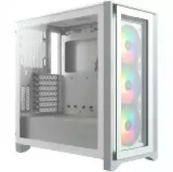 Corsair iCUE 4000X RGB Tempered Glass Mid-Tower, White