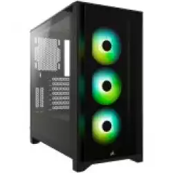 CORSAIR iCUE 4000X RGB Tempered Glass Mid-Tower Black case