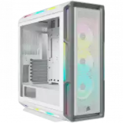 Corsair iCUE 5000T RGB Tempered Glass Mid-Tower Smart Case, White                          