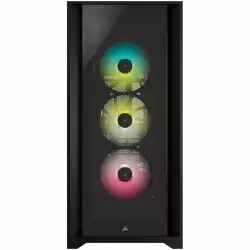 Corsair iCUE 5000X RGB Tempered Glass Mid-Tower Smart Case, Black