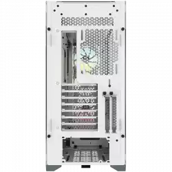 Corsair iCUE 5000X RGB Tempered Glass Mid-Tower Smart Case, White
