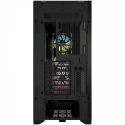 CORSAIR iCUE 5000X RGB Tempered Glass Mid-Tower ATX PC Smart Case Black