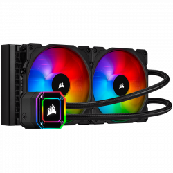 CORSAIR iCUE H115i ELITE CAPELLIX 280mm Radiator Dual 140mm ML RGB Fans Software Control Liquid CPU Cooler