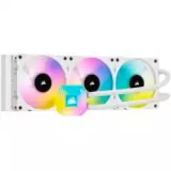 CORSAIR iCUE H150i ELITE CAPELLIX Liquid CPU Cooler, 360mm Radiator, Triple 120mm ML RGB PWM Fans, Intel: LGA1700 (with separate bracket)/LGA1200/LGA115X/LGA20XX, AMD: AM5/AM4/sTRX4/sTR4, 5Y warranty, white