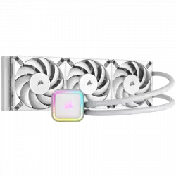 CORSAIR iCUE H150i ELITE RGB Liquid CPU Cooler - White, 397mm x 120mm x 27mm radiator