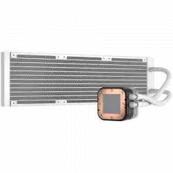 CORSAIR iCUE H150i ELITE RGB Liquid CPU Cooler - White, 397mm x 120mm x 27mm radiator