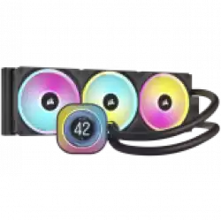 CORSAIR iCUE LINK H150i LCD AIO, 360mm Radiator, Liquid CPU Cooler, 397mm x 120mm x 27mm radiator