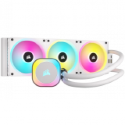 CORSAIR iCUE LINK H150i RGB White AIO, 360mm Radiator, Liquid CPU Cooler