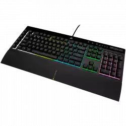 CORSAIR K55 RGB PRO Gaming Keyboard, Backlit Zoned RGB LED, Rubberdome