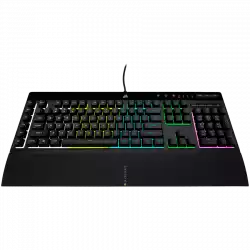 CORSAIR K55 RGB PRO Gaming Keyboard, Backlit Zoned RGB LED, Rubberdome