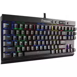 CORSAIR Gaming K65 LUX RGB Compact Mechanical Keyboard Backlit RGB LED Cherry MX RGB Red US