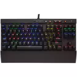 CORSAIR Gaming K65 LUX RGB Compact Mechanical Keyboard Backlit RGB LED Cherry MX RGB Red US