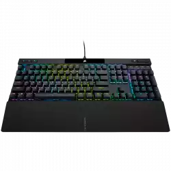 Corsair K70 RGB PRO Optical-Mechanical Gaming Keyboard, Backlit RGB LED, CORSAIR OPX, Black, Black PBT Keycaps